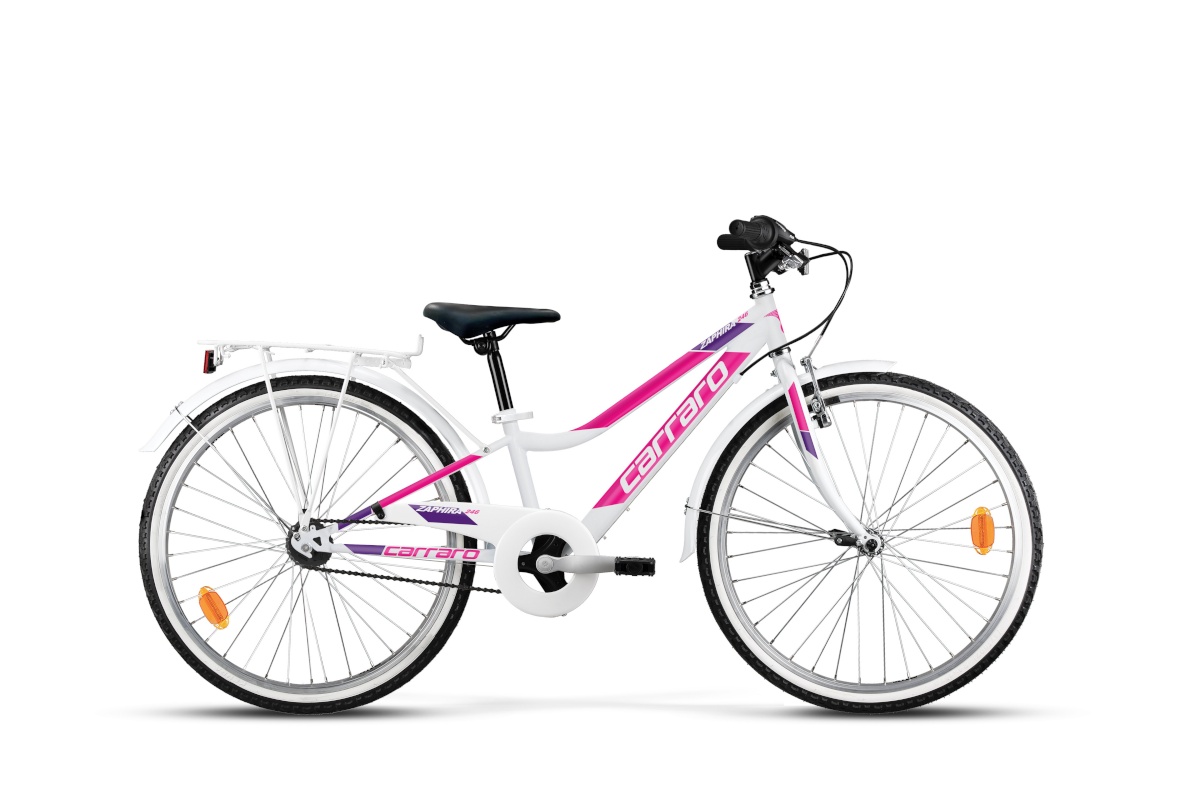 Carraro tõukeratas Zaphira 24" 3-käiguline valge