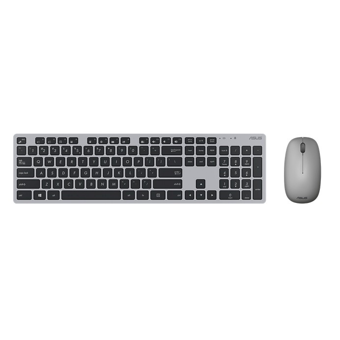 Asus juhtmevaba klaviatuuri komplekt W5000, Keyboard and Mouse Set, RU, hall