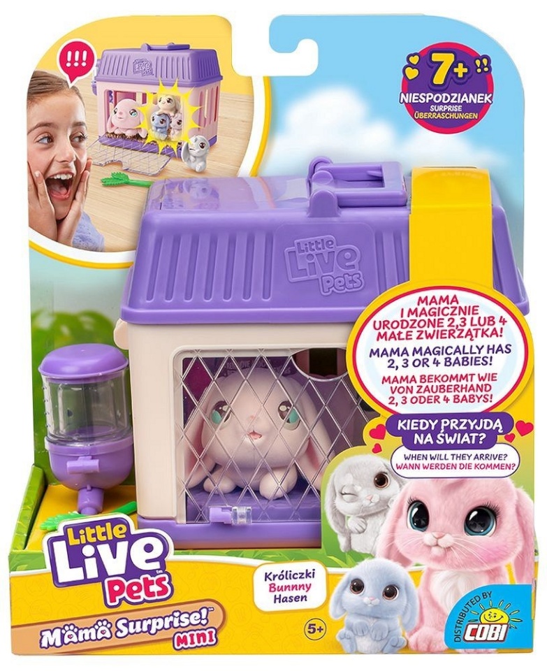 Cobi mängufiguur Little Live Pets - Mama Surprise Mini Bunny