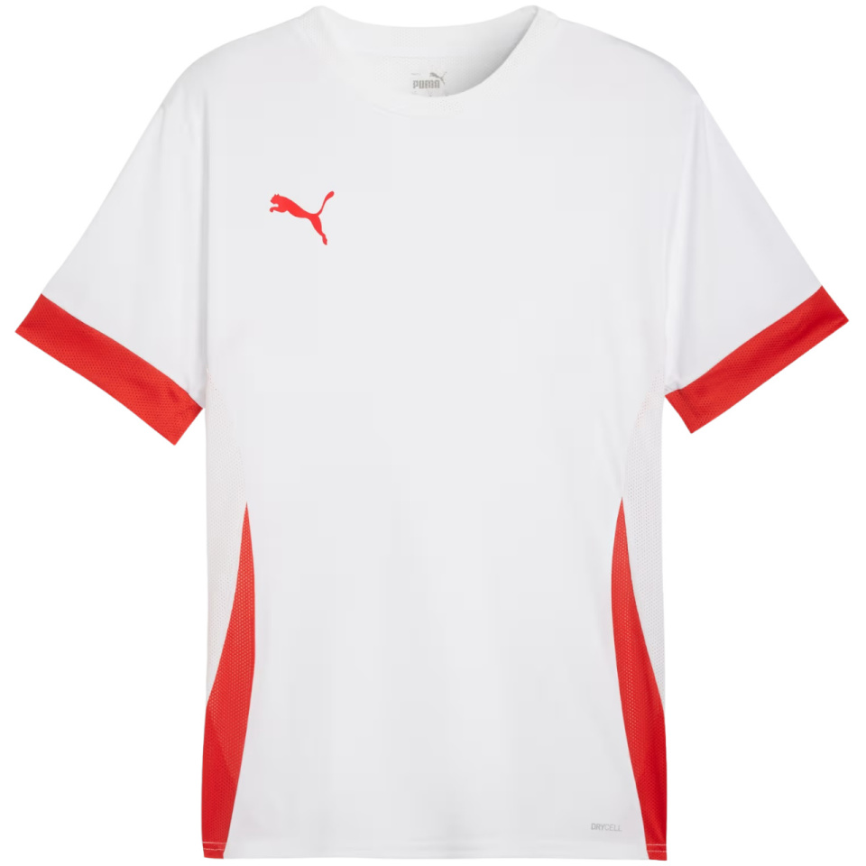 Puma T-särk meestele Teamgoal Matchday Jersey valge-punane 705747 11 suurus S