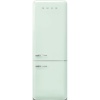 Smeg külmik FAB38RPG6 50-ndate stiil, 205cm, 344/137 l, 37dB, elektrooniline juhtimine, NoFrost, pastellroheline