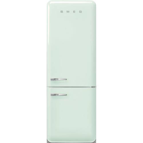 Smeg külmik FAB38RPG6 50-ndate stiil, 205cm, 344/137 l, 37dB, elektrooniline juhtimine, NoFrost, pastellroheline