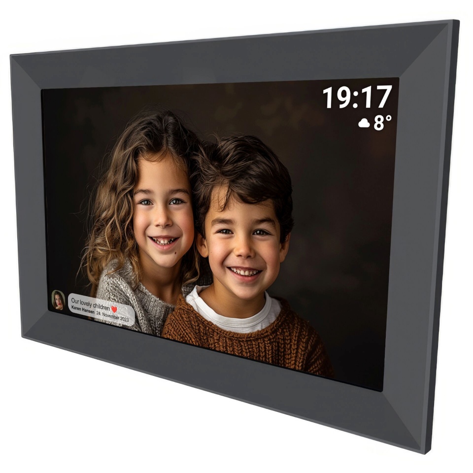 Denver digitaalne pildiraam Frameo PFF-1012 must