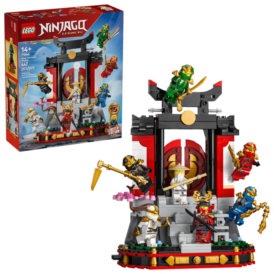LEGO klotsid 71866 Ninjago 15-jähriges Jubiläum: Ninja-Charaktere zum Ausstellen