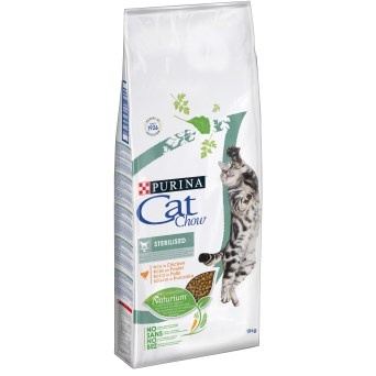 Purina Nestle kuivtoit kassile Purina Cat Chow STERILISED Cats Dry Food 1.5kg Adult Chicken