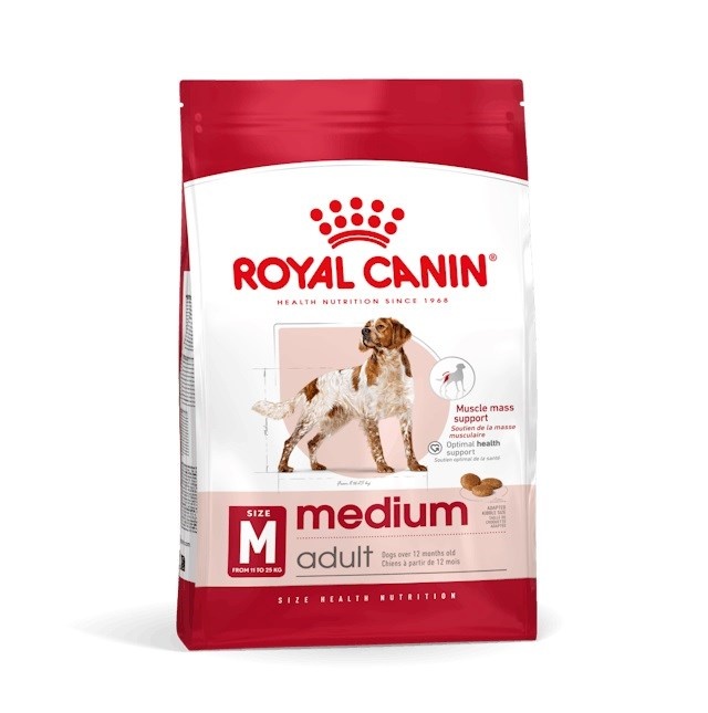 Royal Canin kuivtoit koerale Adult Medium, 4kg