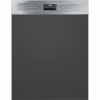 SMEG nõudepesumasin PL364CX integreeritav, 3 korvi, 60cm, 46dB, roostevaba paneel