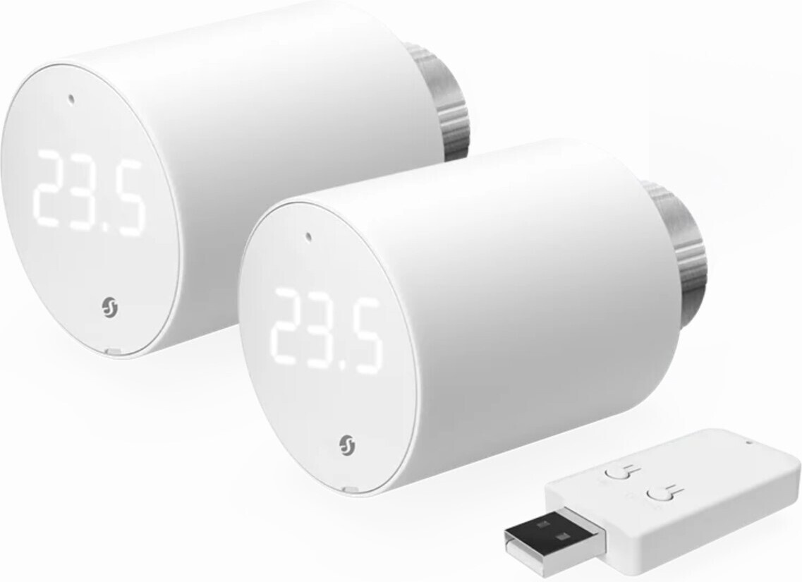 Shelly nutikas termostaat Gen3 BLU TRV Thermostatic Head, 2tk, valge