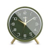 Mebus lauakell 56972 Quartz Alarm Clock, oliivroheline/kuldne 