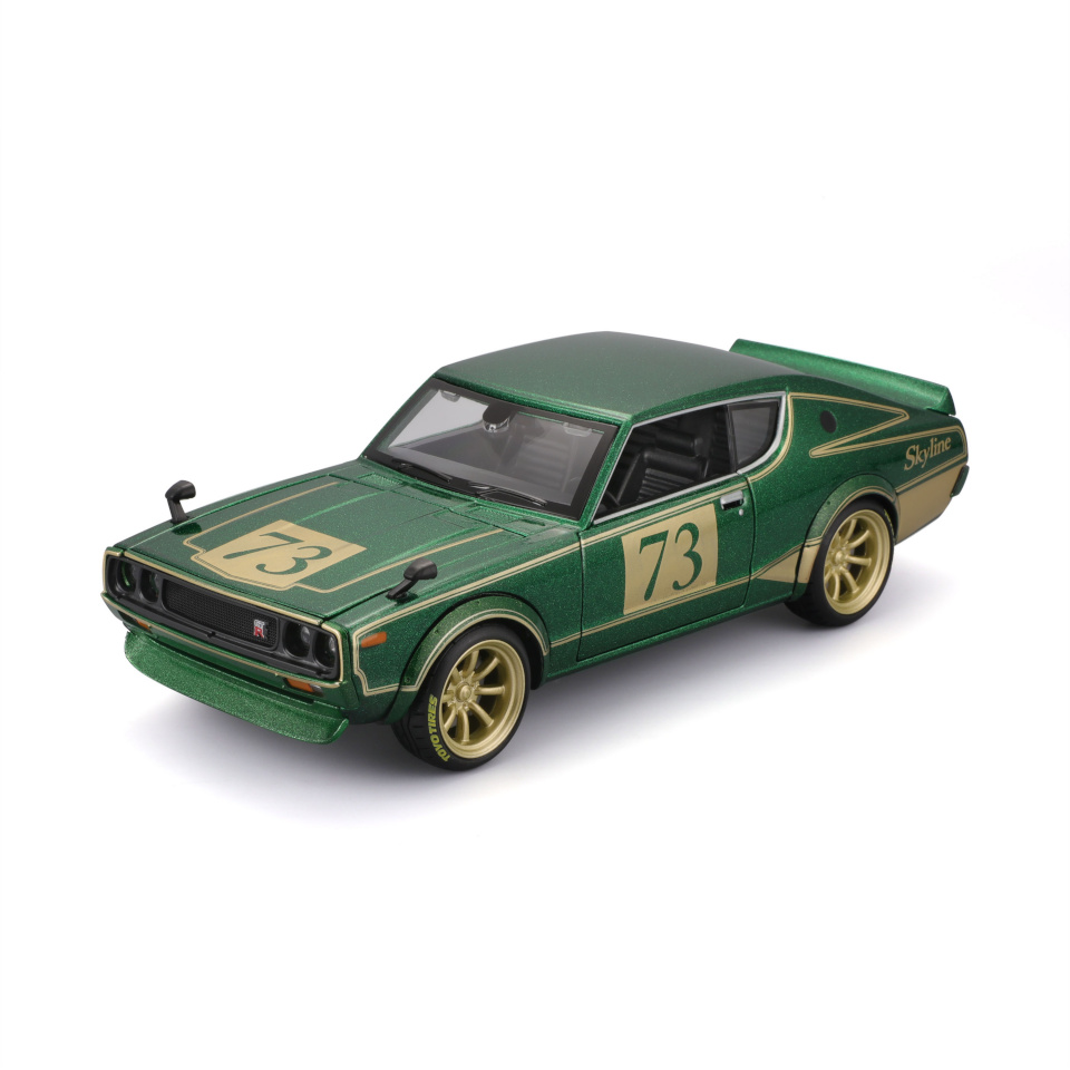 Maisto DIE-CAST 1:24 võidusõiduautomudel Design Tokyo Mods - 1973 Nissan Skyline 2000GT-R, 32539