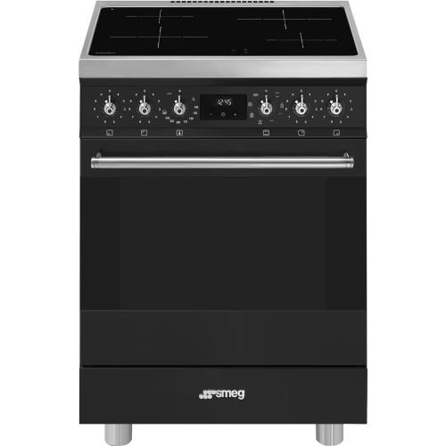 Smeg elektripliit C6IMMBM2 , 4 x induktsioon, elektriahi, aurupuhastus, 60cm, matt must