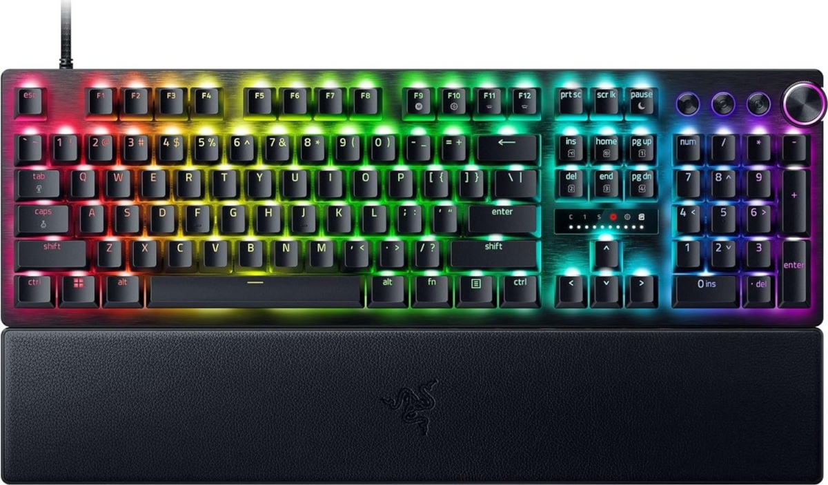 Razer klaviatuur Gaming Keyboard Huntsman V3 Pro Wired Nordic Analog Optical must
