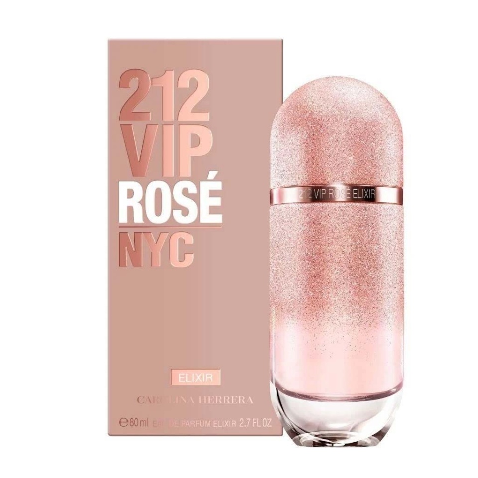 Carolina Herrera parfüüm 212 VIP Rose Elixir 80ml, naistele