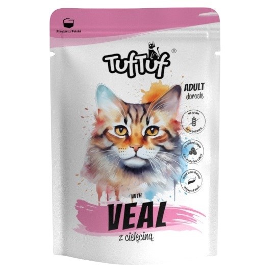Tuftuf kassitoit Veal, 100g