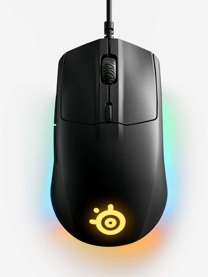 Kasutatud tooted hiir Kasutatud SteelSeries Rival 3 mängurihiir, must