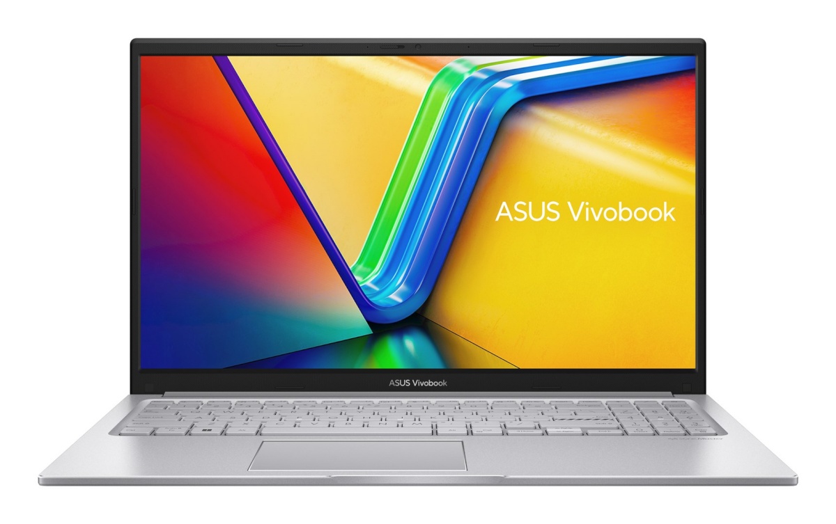 ASUS sülearvuti Vivobook 15 Core 7 150U 15.6" FullHD IPS-level panel 60Hz 250 nits AG 16GB RAM DDR5 512GB SSD Intel Graphics 720p webcam 42 WHrs Windows 11 Cool hõbedane