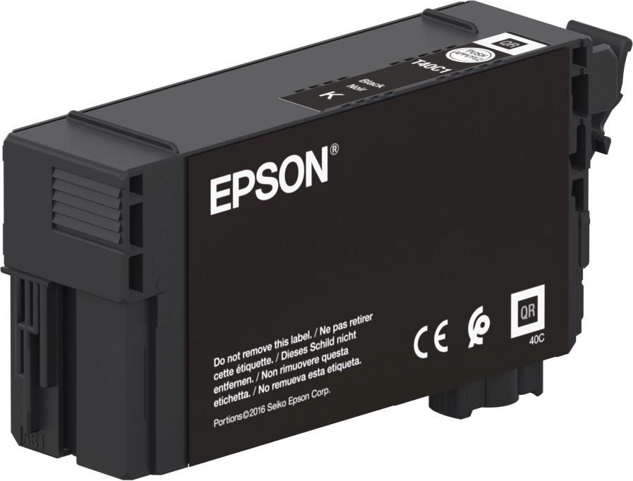 Epson tindikassett UltraChrome XD2 must (SC-T2100/SC-T3100/SC-T3100N/SC-T3100M/SC-T5100/SC-T5100N/SC-T5100M) T40C140 (50ml)