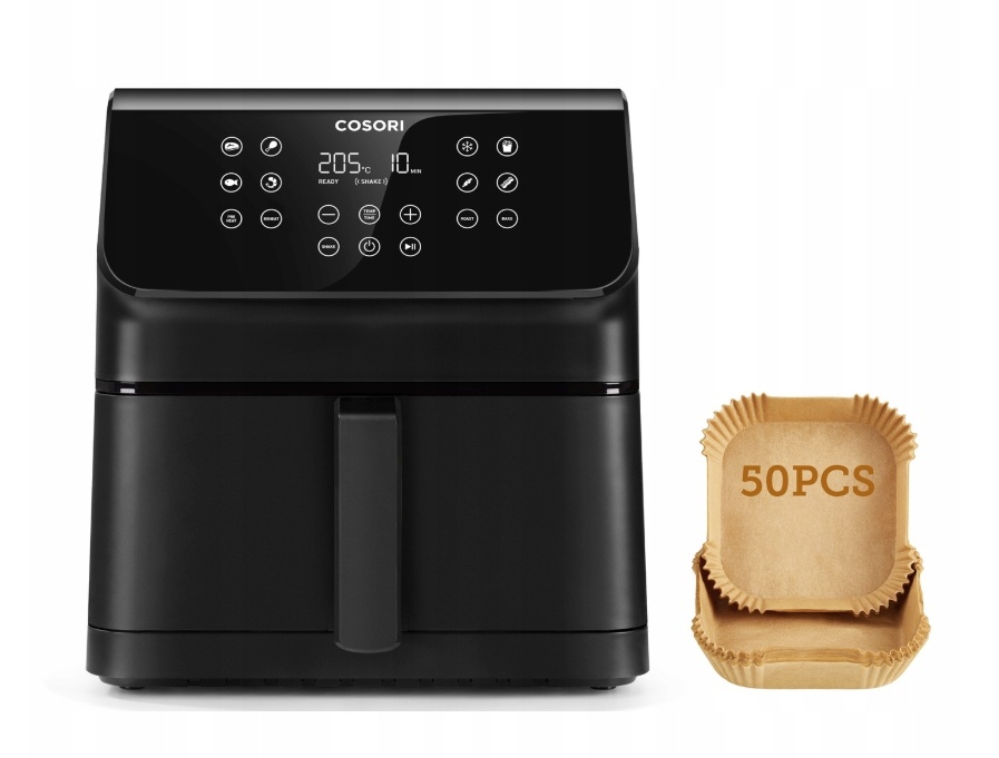 Cosori kuumaõhufritüür Premium II Chef Edition, 6,2L, must