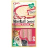 Inaba maius kassidele Churu Hairball Control Chicken Recipe, 4x14g