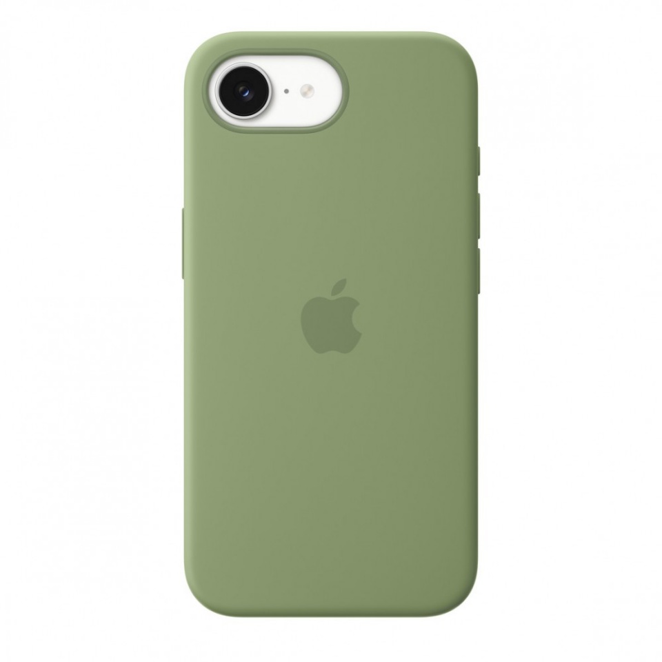Apple kaitsekest iPhone 17e Silicone Case with MagSafe - Light Moss