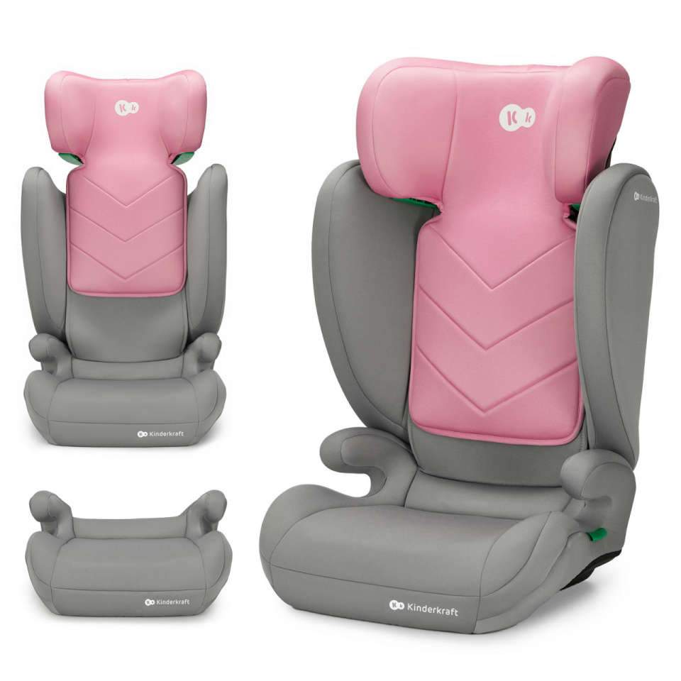 KINDERKRAFT turvatool 15-36kg I-SPARK 2 PLUS I-SIZE, 100-150 cm., Pink, KCISPA02PNKPL00