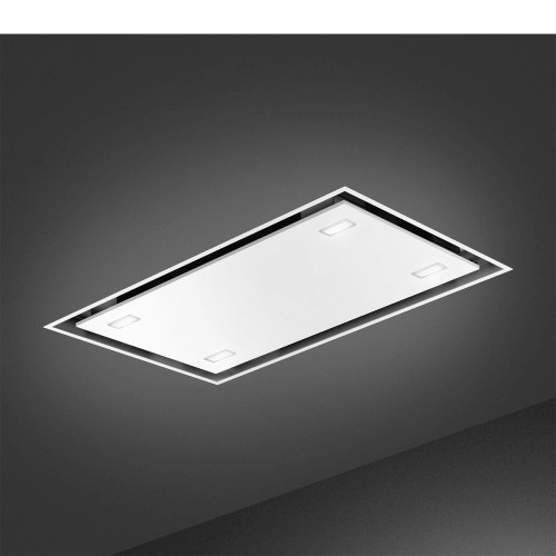 SMEG õhupuhastaja KSCB94WH lakke integreeritav, 90 cm, 798 m3/h, 66 dB, matt valge