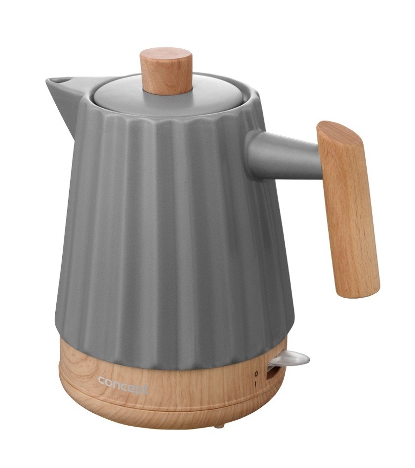 Concept veekeetja RK0092 Ceramic Kettle, 1,5L, tumehall