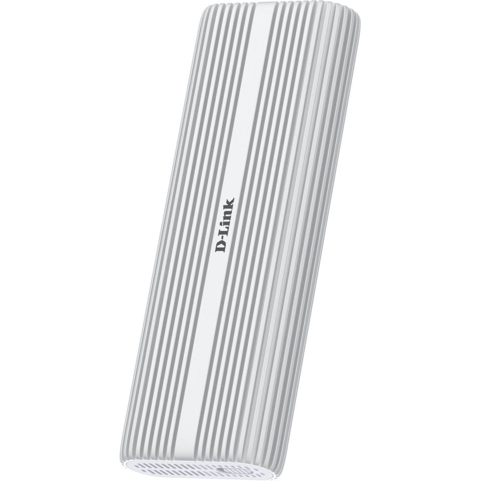 D-link kettaboks DSP-411 USB-C 4.0 M.2 NVMe SSD Enclosure