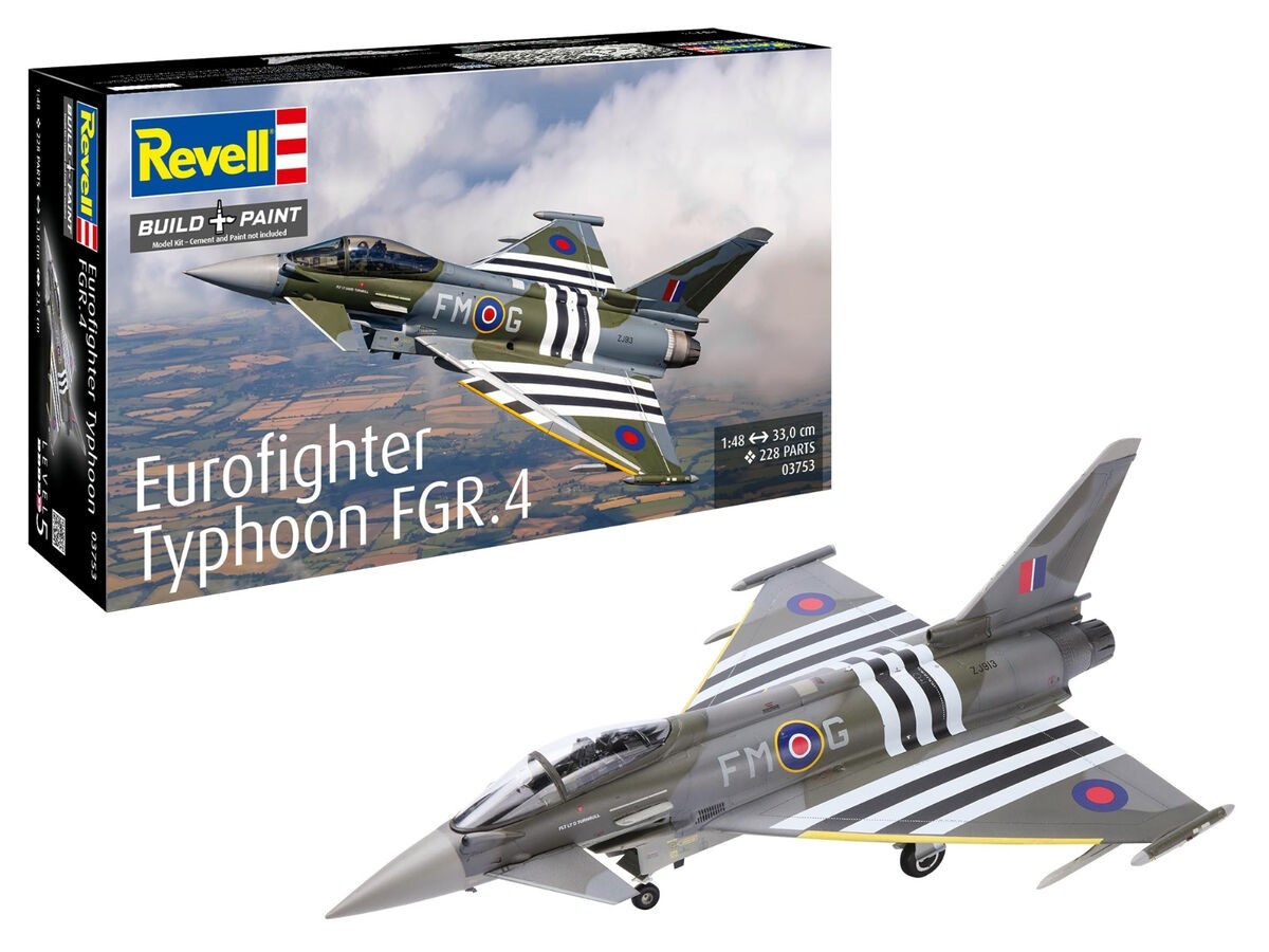 Revell Eurofighter Typhoon FGR.4 Plastic Model Aircraft 1:48