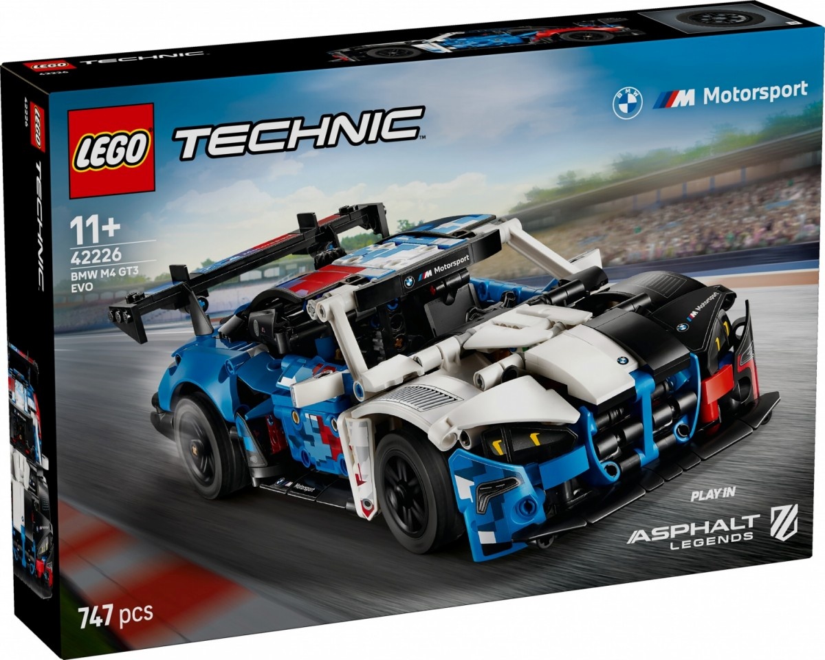 LEGO klotsid 42226 Technic BMW M4 GT3 EVO Rennwagen