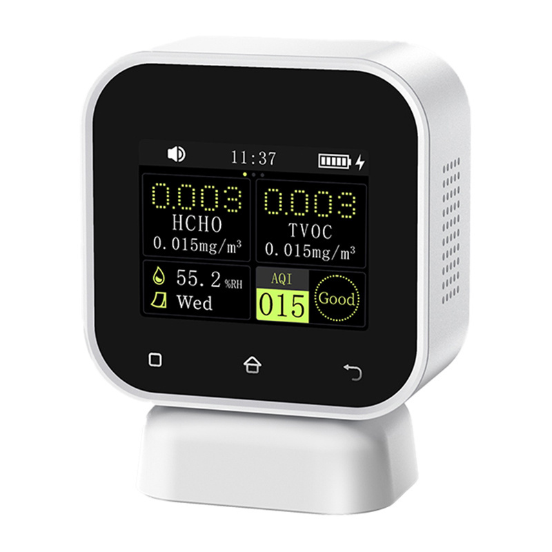 FNIRSI 4-in-1 indoor air quality monitor Formaldehyde detector with touch screen SFD-02