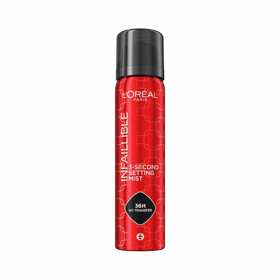 L'Oréal Paris meigikinnitussprei Infaillible 3-Second Setting Mist 75ml, naistele