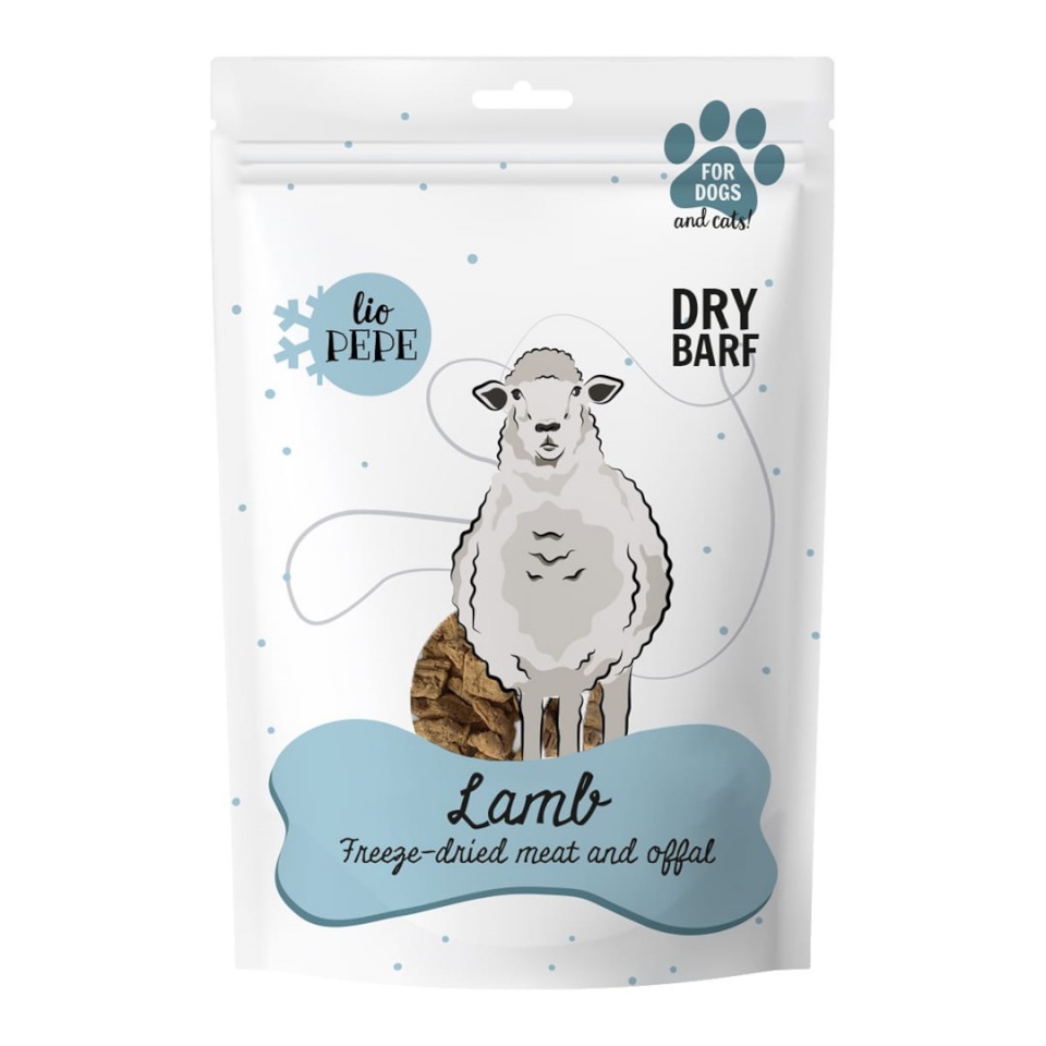 Paka Zwierzaka maius koerale Pepe Lio Lamb Lungs, 30g