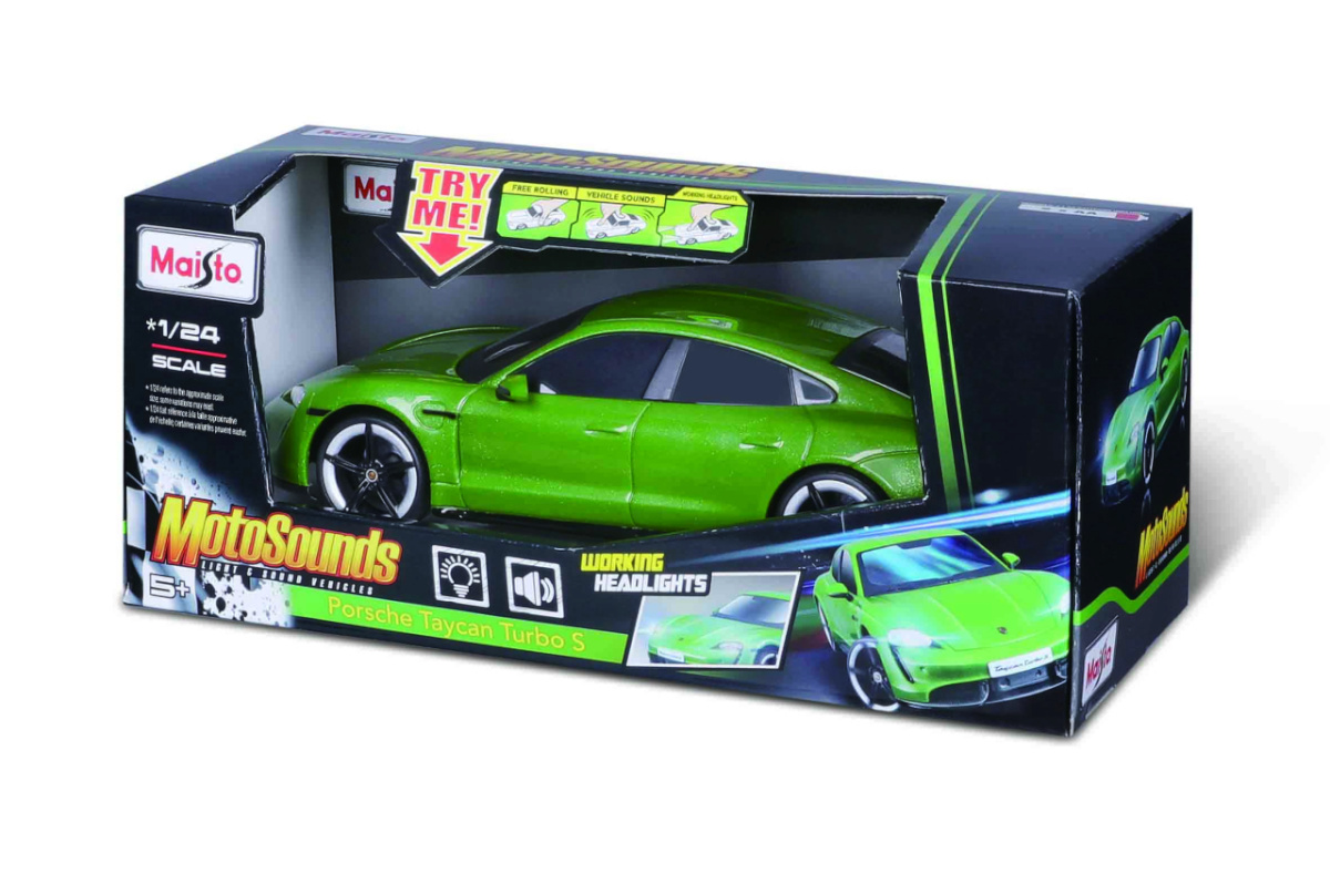 Maisto Die-Cast 1:24 auto mudel Porsche Taycan Turbo S, 81731