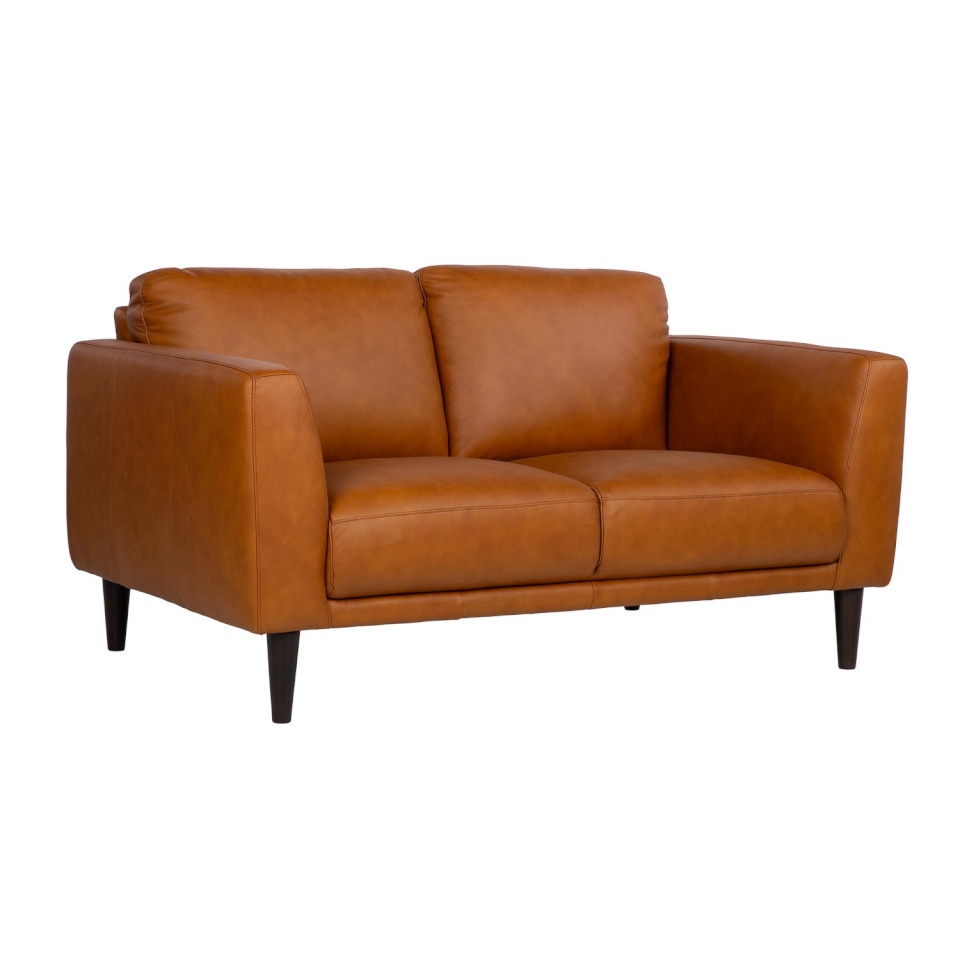 H4Y diivan HAVANNA 2-kohaline, 151x92x81cm, konjakipruun