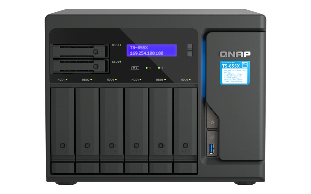 QNAP NAS TS-855X-8G 8bay
