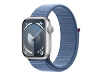 Apple Watch Series 9 GPS 41mm hõbedane Aluminium Case with Winter sinine Sport Loop Apple