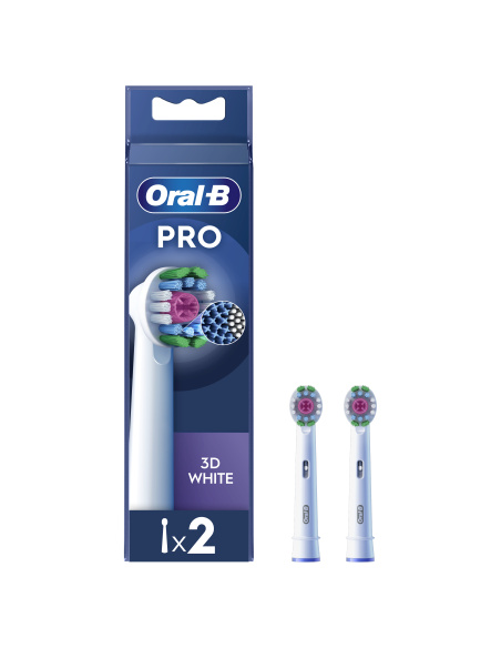 Braun lisaharjad Oral-B EB18-2 3D Pro, 2tk, valge