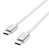 Budi USB-C to USB-C Cable 65W 1,5m (valge)