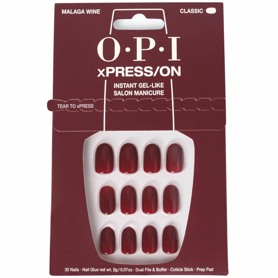 OPI kunstküüned #Malaga Wine Malaga Wine 30tk, osa