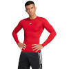 Adidas Teamwear T-särk meestele Techfit Long Sleeve Tee punane JP2926 suurus S