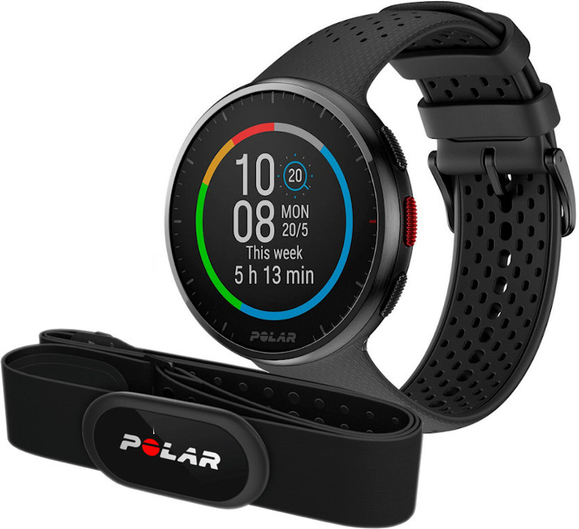 Polar pulsikell Pacer Pro, Carbon Gray must, suurus M-L + H10 pulsivöö