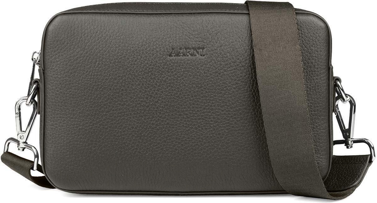 Aarni õlakott Large Crossbody Bag, oliiv/hõbe