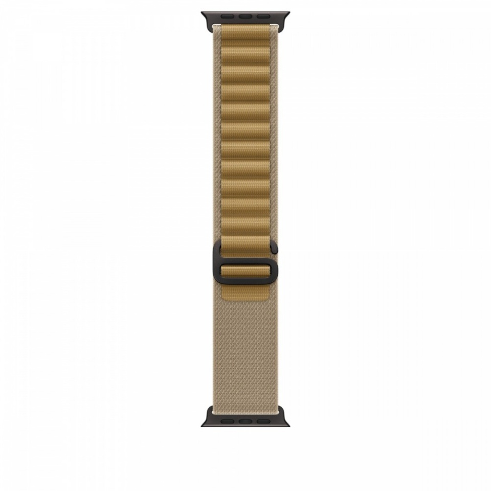 Apple kellarihm Watch Tan Alpine Loop 49 mm - S - Black Titanium Finish