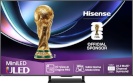 Hisense televiisor U7Q PRO, 55'', 4K UHD, ULED, Mini LED, must
