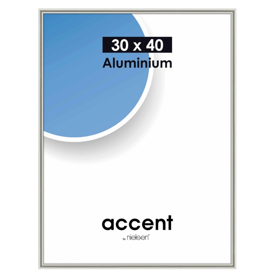 Nielsen Design pildiraam 52439 Accent Glossy valge 30x40 cm