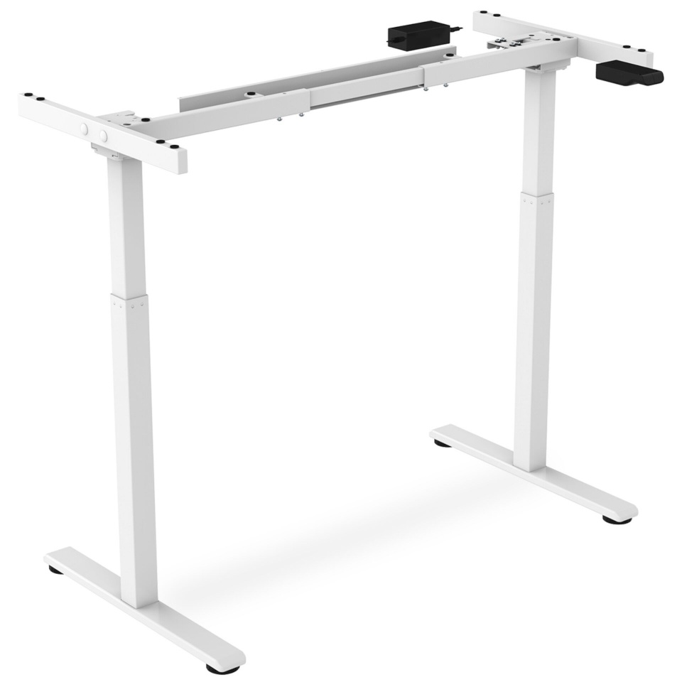 DIGITUS Elect. Hight-Adjustable TableFr. Single-Motor, 2-lev.,wh