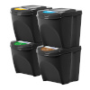 N’Oveen prügisorteerija GSB254 Set of Garbage Sorting Bins, must