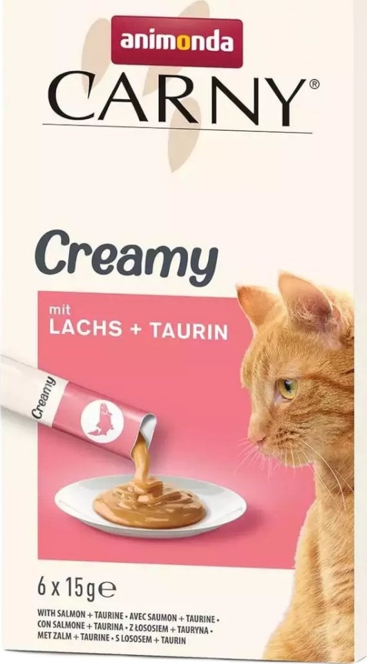 Animonda kassitoit Carny Salmon with Taurine, 6x15g