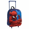 Spider-Man ratastega 3D-seljakott sinine 25.0x31.0x10.0cm